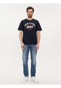 Jack & Jones - Jack&Jones Komplet 5 t-shirtów Logo 12257007 Kolorowy Standard Fit. Materiał: bawełna. Wzór: kolorowy