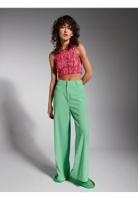 Sinsay - Crop top na ramiączkach - wielobarwny. Materiał: materiał. Długość rękawa: na ramiączkach