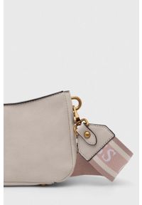 Guess torebka kolor beżowy. Kolor: beżowy. Wzór: aplikacja. Dodatki: z aplikacjami #5