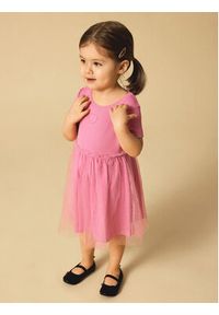 Name it - NAME IT Sukienka codzienna Harana 13226043 Różowy Regular Fit. Okazja: na co dzień. Kolor: różowy. Materiał: bawełna. Typ sukienki: proste. Styl: casual #4