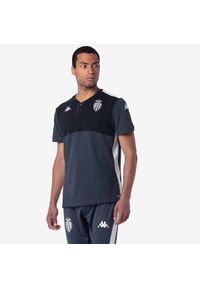 Kappa - Polo AS Monaco Angat 8 2024/25. Typ kołnierza: polo. Kolor: szary, czarny, niebieski, wielokolorowy. Sport: piłka nożna #1