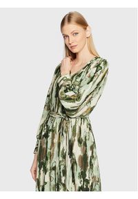 Fransa Sukienka codzienna Frisadora 20611212 Zielony Regular Fit. Okazja: na co dzień. Kolor: zielony. Materiał: wiskoza. Typ sukienki: proste. Styl: casual