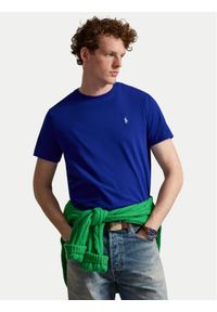 Polo Ralph Lauren T-Shirt 710671438529 Niebieski Regular Fit. Typ kołnierza: polo. Kolor: niebieski. Materiał: bawełna #1