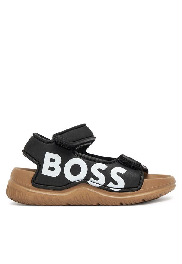 Sandały BOSS. Kolor: czarny
