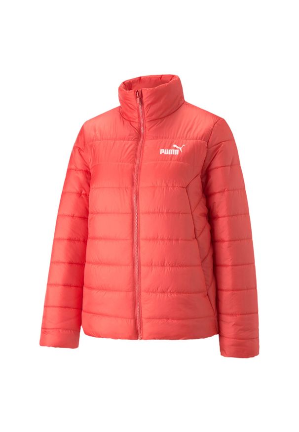 Kurtka uniwersalna damska Puma Essential Plus. Kolor: różowy. Materiał: syntetyk
