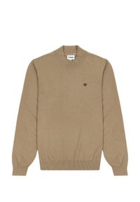 Wrangler - WRANGLER MĘSKA SWETER ROLL NECK KNIT LEAD GREY 112343113 W8D4016778. Okazja: na co dzień. Materiał: materiał, wełna, bawełna, nylon. Długość rękawa: długi rękaw. Długość: długie. Styl: casual, elegancki #2