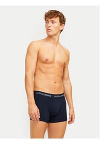 Jack & Jones - Jack&Jones Komplet 3 par bokserek 12259093 Granatowy. Kolor: niebieski. Materiał: bawełna #9