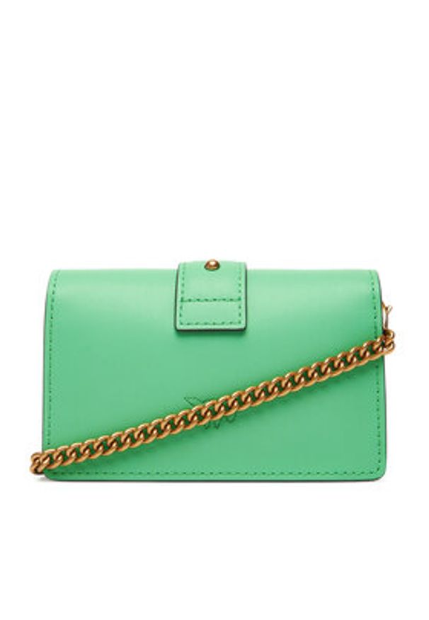 Pinko - PINKO Torebka Love One Micro C . AI 24-25 PCPL 100064 A0F1 Zielony. Kolor: zielony. Materiał: skórzane
