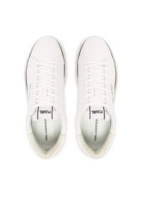 Karl Lagerfeld - KARL LAGERFELD Sneakersy Kapri Kushion KL52615 Biały. Kolor: biały. Materiał: skóra #3