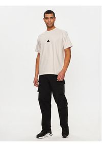 Adidas - adidas T-Shirt Z.N.E. IR5236 Różowy Loose Fit. Kolor: różowy. Materiał: syntetyk, bawełna
