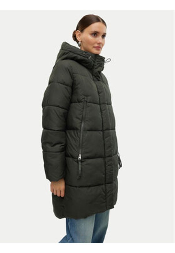 Vero Moda Płaszcz zimowy Nova 10311653 Szary Regular Fit. Kolor: szary. Materiał: syntetyk. Sezon: zima