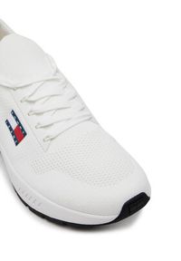 Tommy Jeans Sneakersy Runner Kntitted EM0EM01555 Biały. Kolor: biały. Materiał: materiał #6