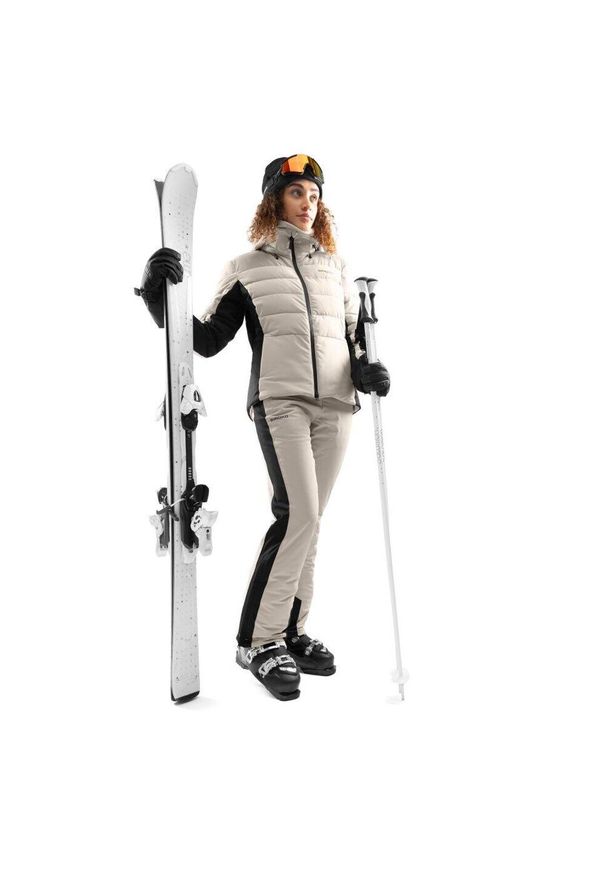 SIROKO - Damskie spodnie narciarskie Sporty zimowe Siroko P3-W Fitz Roy. Kolor: beżowy. Materiał: softshell, materiał. Sezon: zima. Sport: narciarstwo