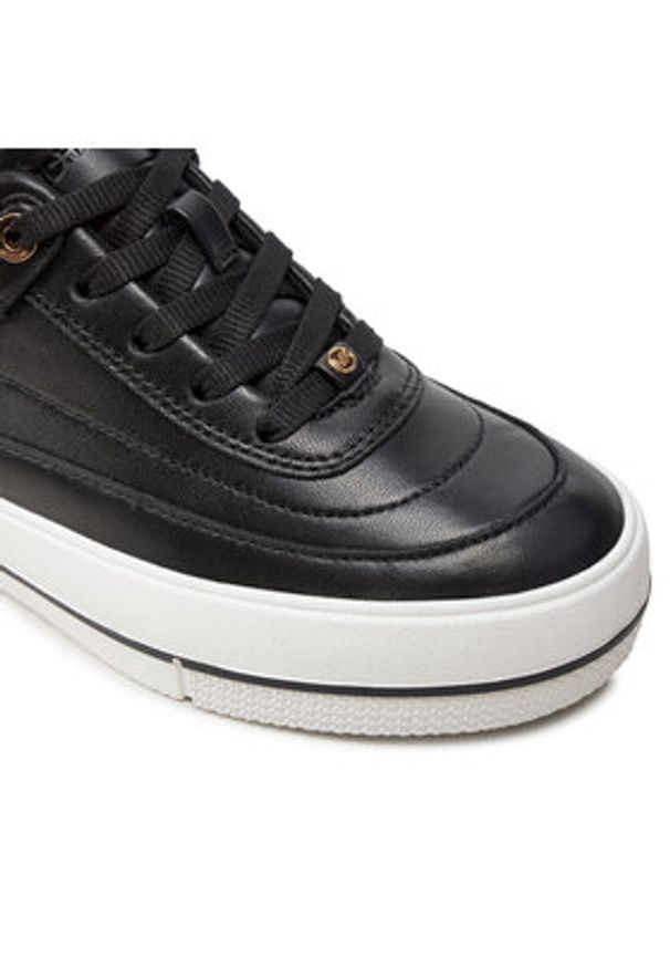 MICHAEL Michael Kors Sneakersy Aurora Lace Up 43T4AUFS1L Czarny. Kolor: czarny. Materiał: skóra