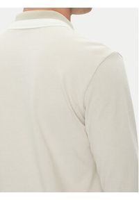 BOSS Polo Peoxfordlong_1 50544845 Beżowy Regular Fit. Typ kołnierza: polo. Kolor: beżowy. Materiał: bawełna #5