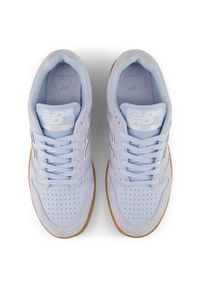 Buty męskie New Balance Numeric UN480BBG – niebieskie. Kolor: niebieski. Materiał: materiał, zamsz, syntetyk, dresówka, guma, skóra. Szerokość cholewki: normalna. Wzór: nadruk. Sport: bieganie #5