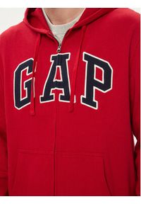 GAP - Gap Bluza 868454-03 Czerwony Regular Fit. Kolor: czerwony. Materiał: bawełna #5