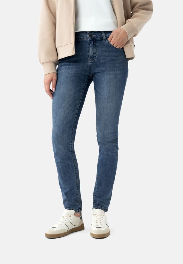 Volcano - Jeansy rurki, Slim Fit, D-MONTANA 16. Okazja: na co dzień. Styl: casual, elegancki