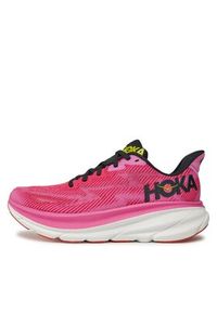 HOKA - Hoka Buty do biegania Clifton 9 1127896 Różowy. Kolor: różowy. Materiał: materiał #5