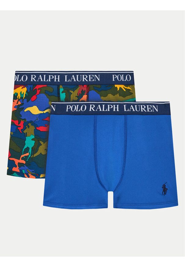 Polo Ralph Lauren Komplet 2 par bokserek 9P5013 BCU Niebieski. Kolor: niebieski. Materiał: syntetyk