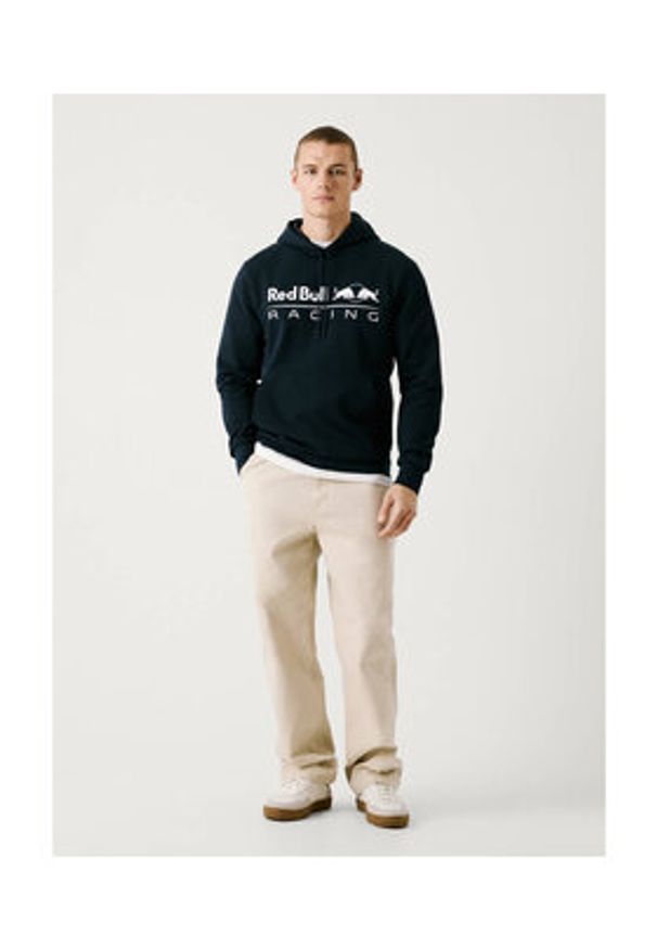 Pepe Jeans Bluza Red Bull Racing Team Logo RM580016 Granatowy Regular Fit. Kolor: niebieski. Materiał: bawełna