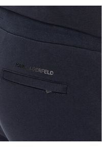 Karl Lagerfeld - KARL LAGERFELD Spodnie dresowe 705896 500900 Granatowy Regular Fit. Kolor: niebieski. Materiał: bawełna #5