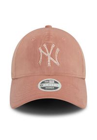 New Era Czapka z daszkiem Velour Diamante New York Yankees 9FORTY 60580873 Różowy. Kolor: różowy. Materiał: poliester, materiał #2