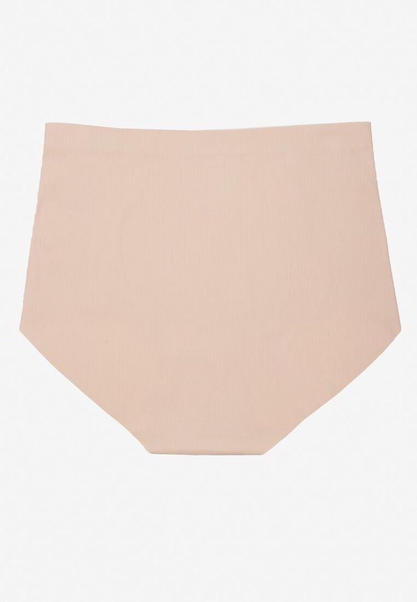 Renee - Beżowe Bezszwowe Majtki High Waist Navorila. Stan: podwyższony. Kolor: beżowy