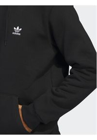 Adidas - adidas Bluza Trefoil Essentials Hoodie IA4898 Czarny Regular Fit. Kolor: czarny. Materiał: bawełna #5