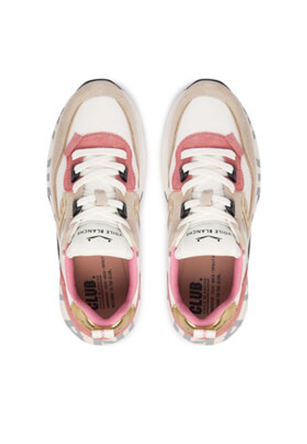 Voile Blanche Sneakersy 2017475-33 Beżowy. Kolor: beżowy. Materiał: skóra, zamsz