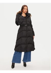 Guess Płaszcz zimowy New Olga W4BL41 WEX52 Czarny Regular Fit. Kolor: czarny. Materiał: syntetyk. Sezon: zima #7