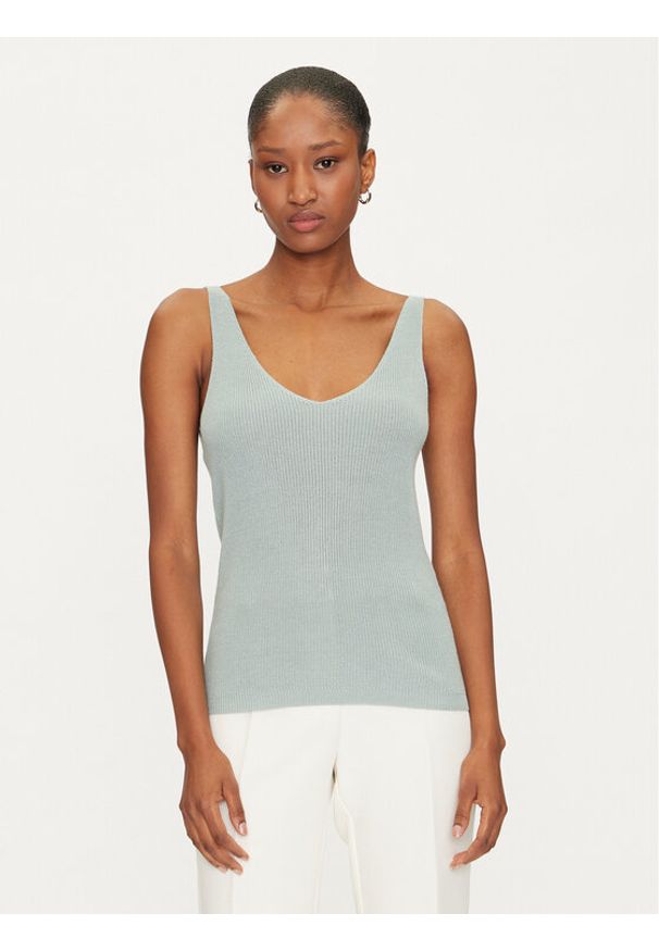 Vero Moda Top New Lex Sun 10281877 Zielony Regular Fit. Kolor: zielony. Materiał: wiskoza