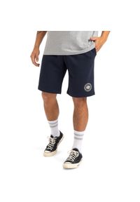 Quiksilver - Spodenki z elastyczną talią dla Mężczyzn CIRCLE BACK Czarny. Kolor: niebieski. Materiał: materiał, poliester, bawełna. Długość: krótkie. Sezon: lato