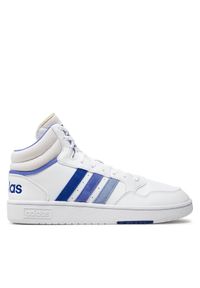 Adidas - adidas Sneakersy Hoops 3.0 Mid IH0161 Biały. Kolor: biały. Materiał: skóra #1