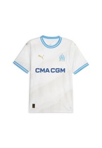 Puma - Męska replika domowej koszulki Olympique de Marseille PUMA White. Kolor: biały. Sport: bieganie, piłka nożna #1