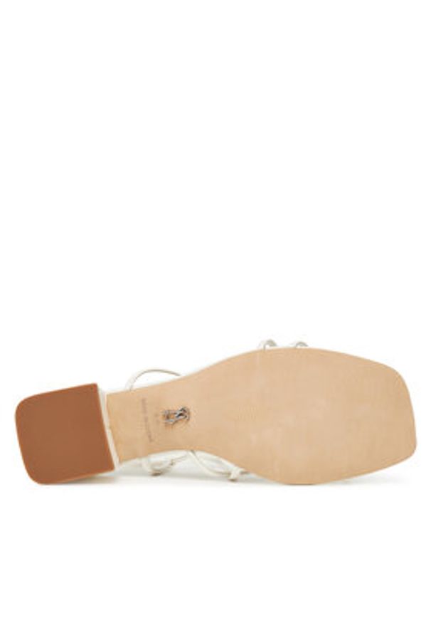 Steve Madden Sandały Remmi SM11003296 Biały. Kolor: biały. Materiał: skóra