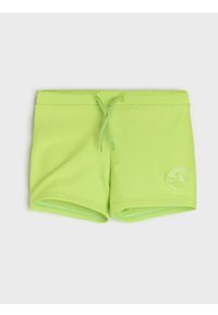 Sinsay - Jednolite kąpielówki - zielony. Kolor: zielony. Wzór: jednolity