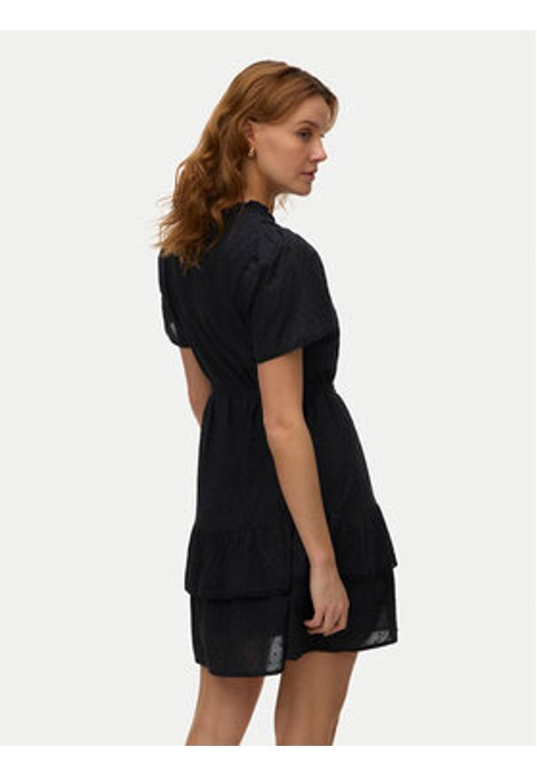 Vero Moda Sukienka koktajlowa Trine 10342726 Czarny Regular Fit. Kolor: czarny. Materiał: bawełna. Styl: wizytowy