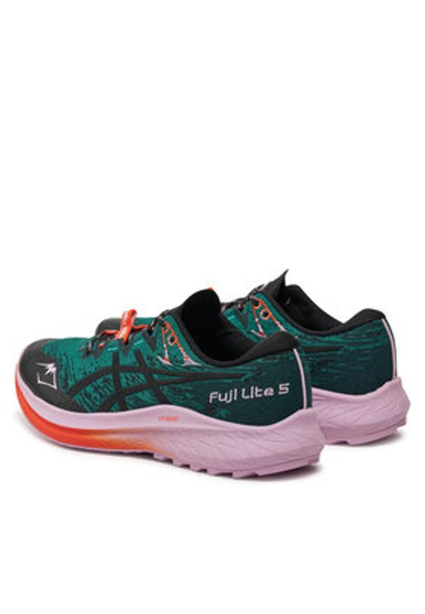 Asics Buty do biegania Fuji Lite 5 1012B690 Zielony. Kolor: zielony. Materiał: mesh, materiał