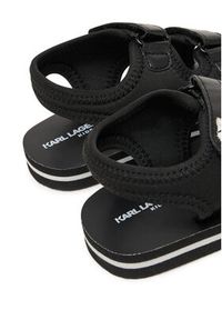 Karl Lagerfeld - KARL LAGERFELD Sandały Z31183 M Czarny. Kolor: czarny. Materiał: skóra #3