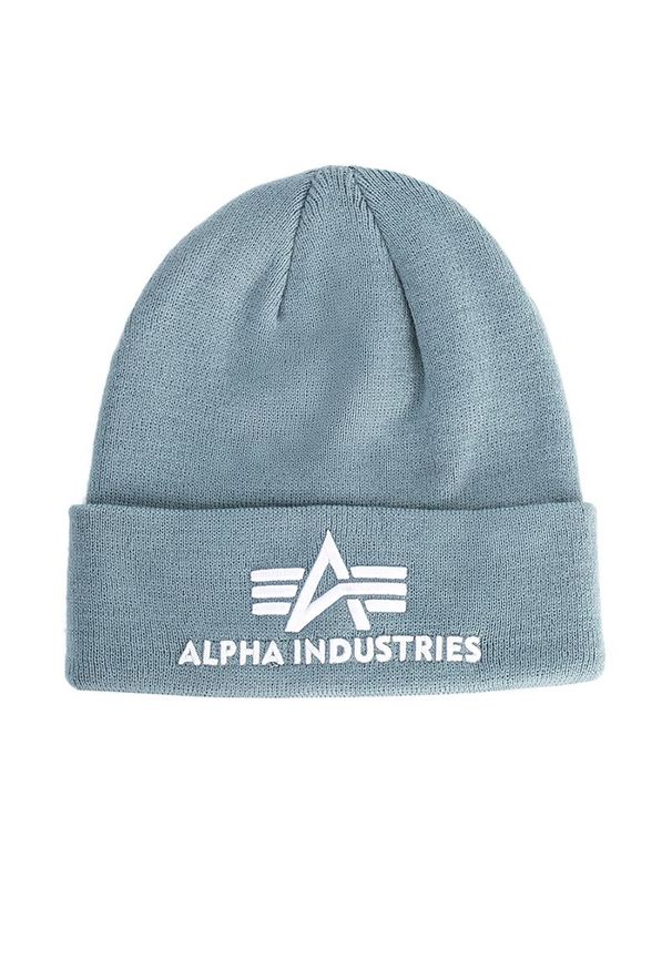 Czapka Alpha Industries 3D Beanie 168910134 - niebieska. Kolor: niebieski. Materiał: akryl, materiał. Sezon: zima. Styl: klasyczny