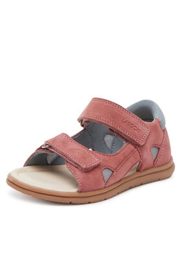 Lasocki Kids Sandały LINEA CI12-LINEA-02(III)DZ Różowy. Kolor: różowy. Materiał: skóra, zamsz