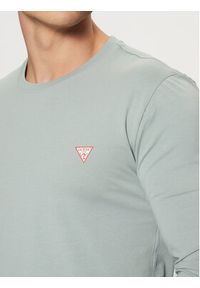 Guess Longsleeve M2YI28 J1314 Błękitny Slim Fit. Kolor: niebieski. Materiał: bawełna. Długość rękawa: długi rękaw #5