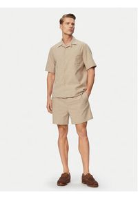 YSABEL MORA - Ysabel Mora Koszula 90538 Beżowy ciemny Regular Fit. Kolor: beżowy. Materiał: bawełna #4