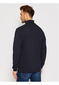 Lacoste Sweter UH2421 Granatowy Regular Fit. Kolor: niebieski. Materiał: bawełna #3