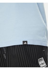 Adidas - adidas T-Shirt Lounge Ice Graphic JJ4019 Niebieski Regular Fit. Kolor: niebieski. Materiał: bawełna #3