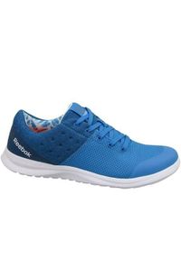 Buty treningowe damskie Reebok Dmx Lite Prime. Zapięcie: sznurówki. Kolor: niebieski. Materiał: guma, materiał, tkanina, syntetyk. Szerokość cholewki: normalna
