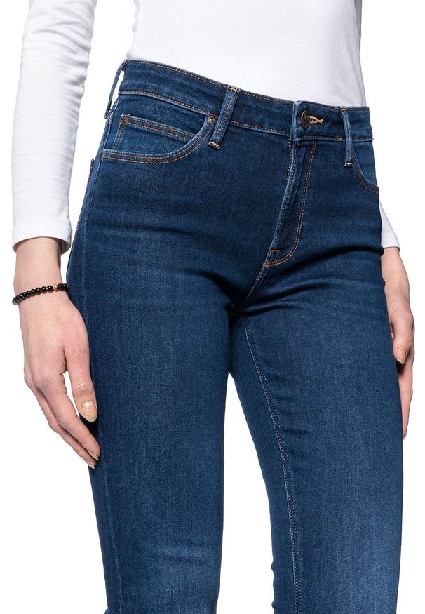 Lee - DAMSKIE SPODNIE JEANSOWE LEE ELLY DARK ROOK L305NOXE 112106131