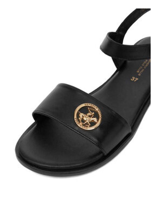 Beverly Hills Polo Club Sandały EO-WI16-BAGA-02 Czarny. Kolor: czarny. Materiał: skóra