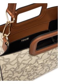 Tous - TOUS Torebka Kaos Icon 2001946301 Beżowy. Kolor: beżowy. Materiał: skórzane #5